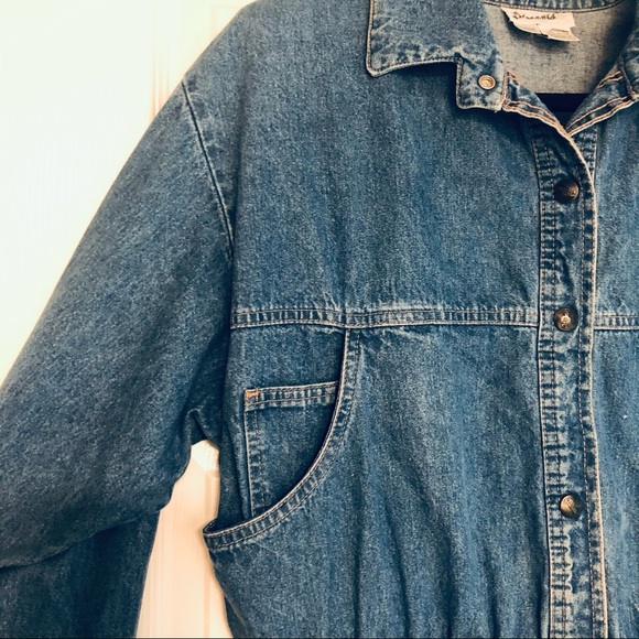 80s Denim Utility Dress - Picture 5 of 7